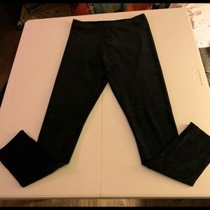 Velour leggings